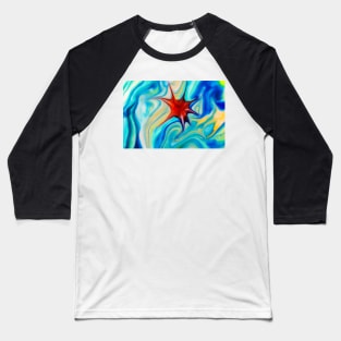 Mixing paints and colors, modern art Baseball T-Shirt